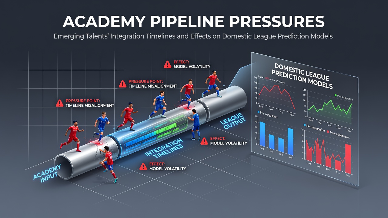 Youth academy players training on a professional football pitch during an integration session