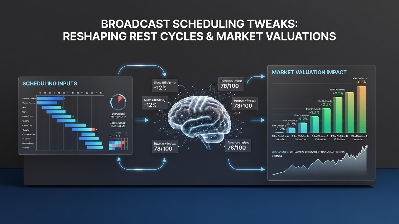 Broadcast scheduling board showing adjusted match times for television audiences in European leagues