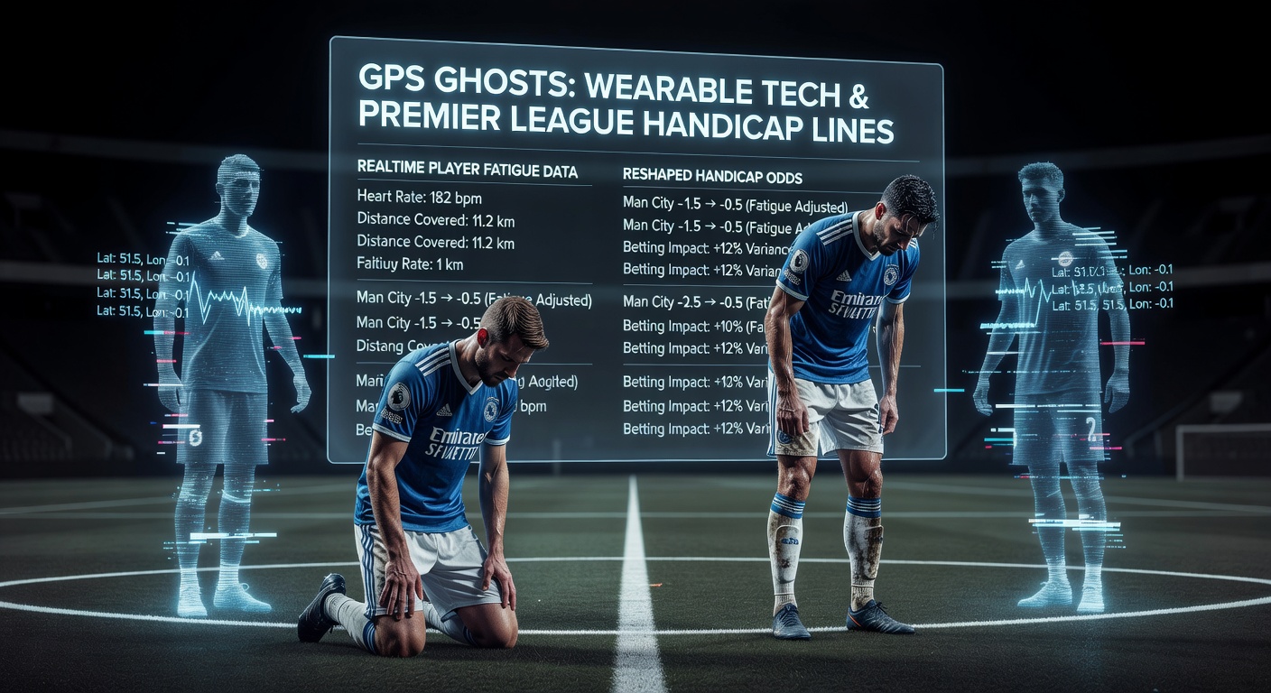Graphs displaying player fatigue data from GPS trackers, with peaks in workload during congested fixtures